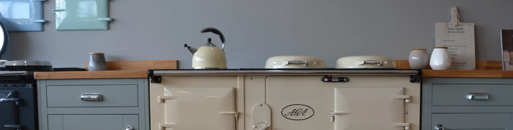The Aga showroom at John Wray Range Cookers